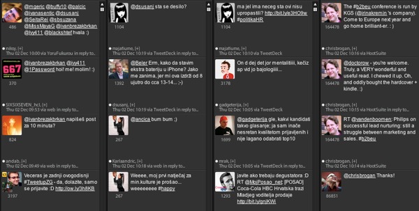 Organizirajte si timeline.