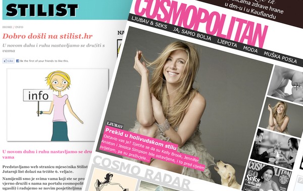 Cosmo.hr i Stilist.hr umjesto starog Cosmopolitana?