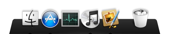 Mac App Store se skriva iza ikonice kao i svaka druga aplikacija.