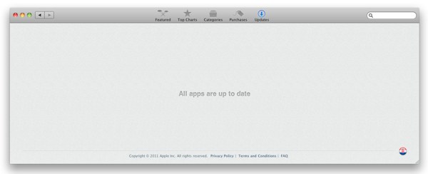 Osim nalažanjea i kupovanja, aplikacije ažurirate putem Mac App Storea.