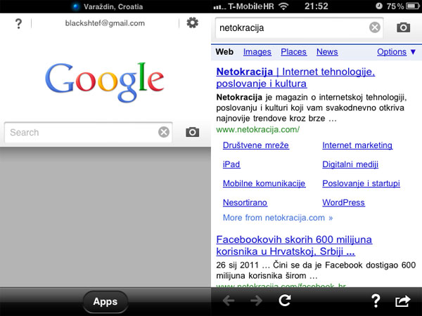 Google Search App