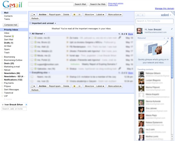 Xobni ili Rapportive? Samo ne Googleove reklame ;)