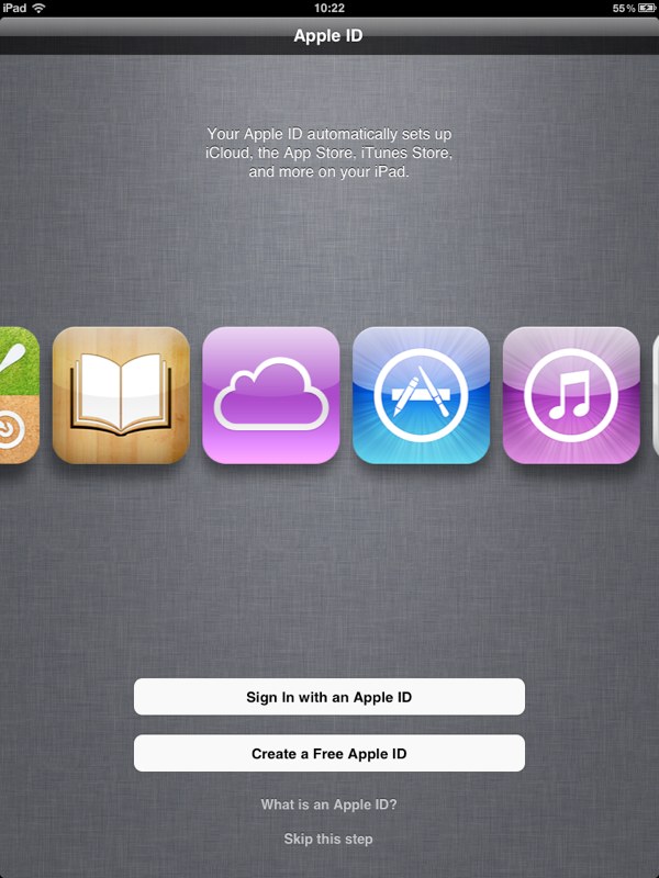 Apple ID je osnova.