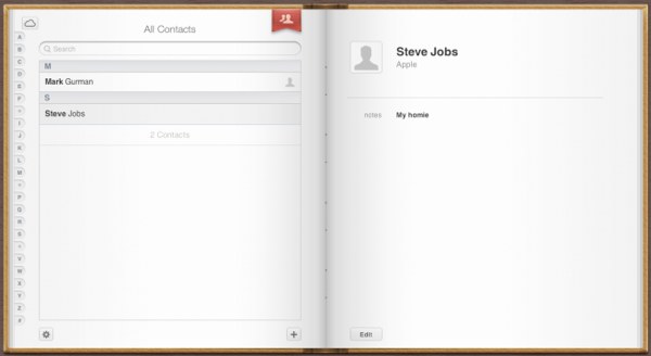 Adresar (Preuzeto s 9to5Mac)