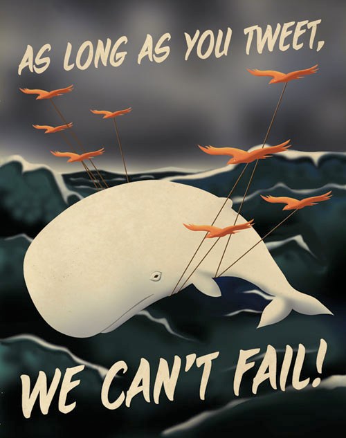 Failwhale. (Ilustrirao Aaron Wood)