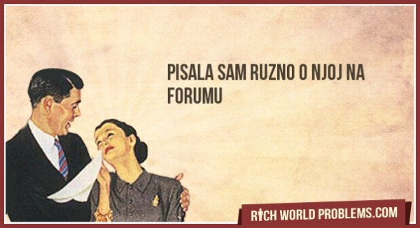 Piši ružno.
