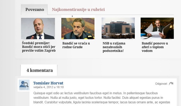 Povezani članci i komentari.