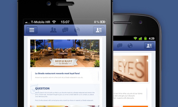 Socialpuzzle u mobilnom formatu.
