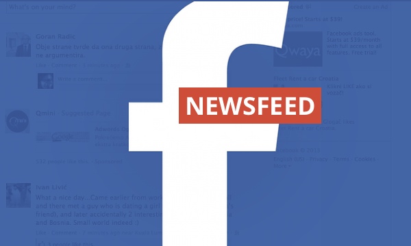 Facebook newsfeed