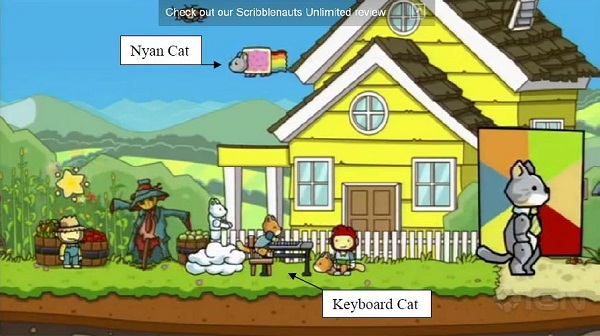 Scribblenauts Nyan Keyboard Cat