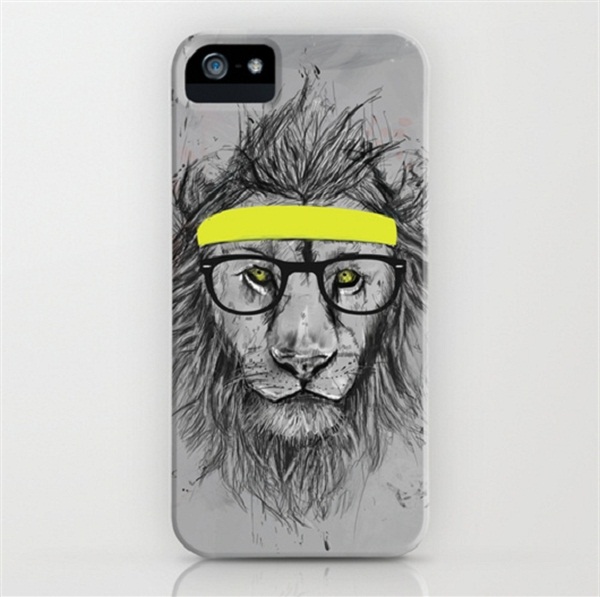 Squee Hipster Lion Case