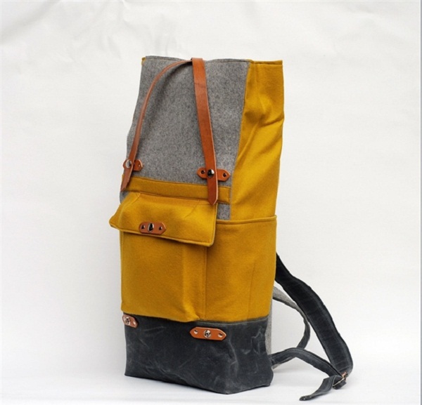 Squee The Ochre Felt Camper