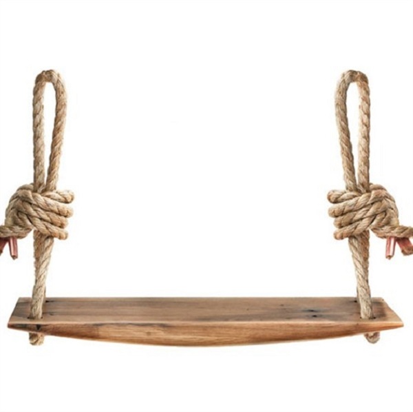 Squee Carved Oak Tree Swing