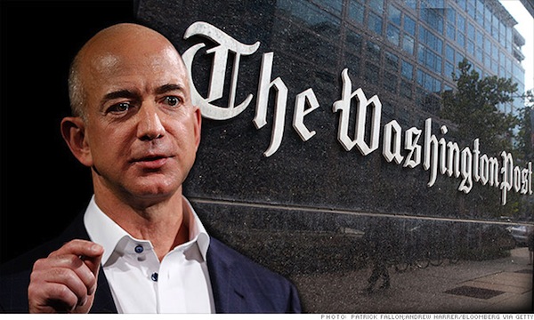 Osnivač Amazona kupuje Washingon Post ( slika preuzeta s http://money.cnn.com)