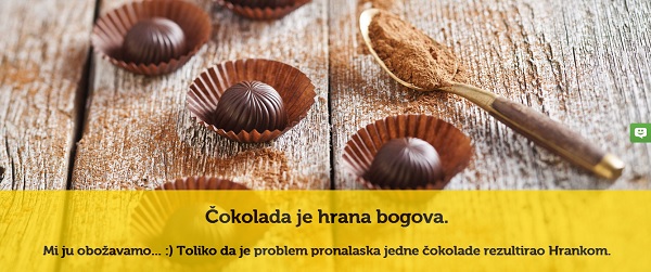Sve je počelo s jednom čokoladom. Ali ne bilo kakvom!