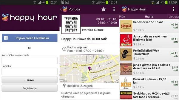Happy Hour prikazuje popuste za Zagreb i Split, a uskoro seli i izvan granica Hrvatske