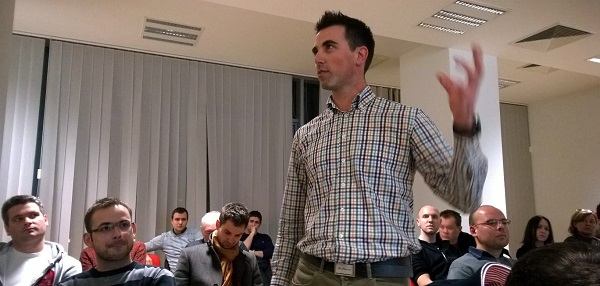 Startupi koji su se predstavili prije predavanja bili su na trosatnoj radionici s Beattyjem