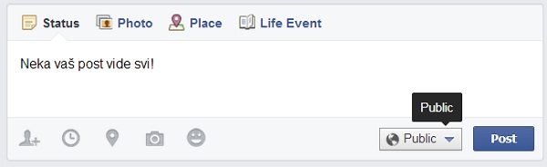 Facebook post poplave