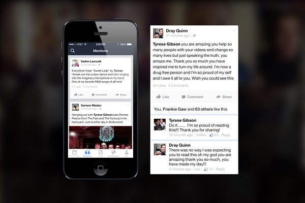 Facebook mentions 1