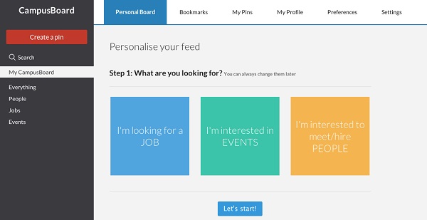 MyCampusBoard_home