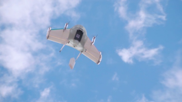 Google Wing ima ponešto drukčije dronove (Izvor: TechCrunch)