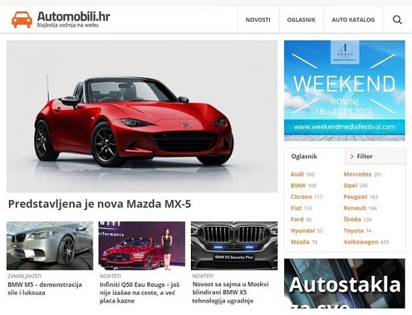 Automobili.hr web