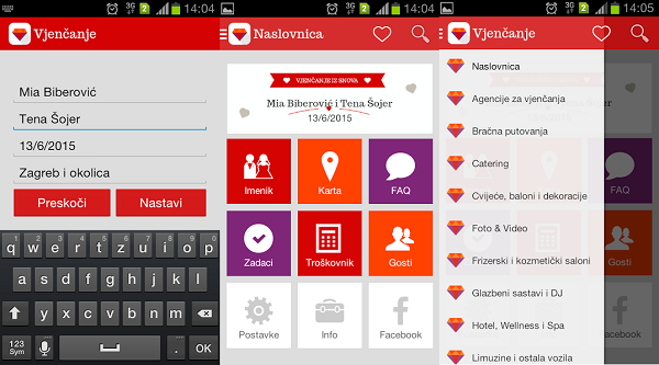 Vjenčanja screenshot 1