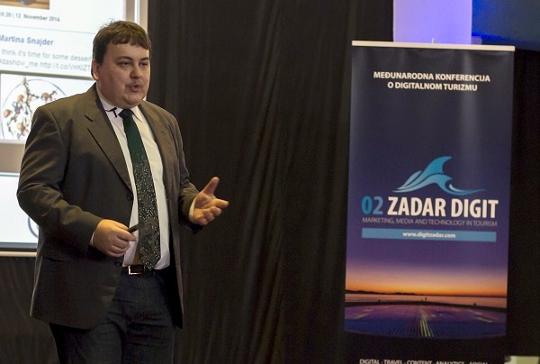 Andrija Frinčić, direktor Implementacije snova, na konferenciji Zadar DigIT.