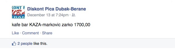 Diskont Dubak Berane Facebook 2