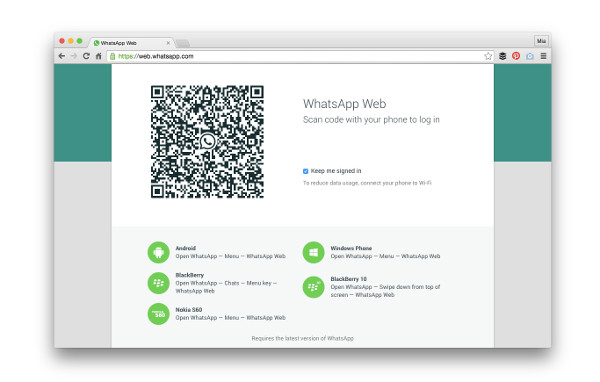WhatsApp web
