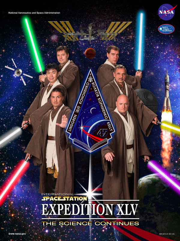Jedi poster astronauti