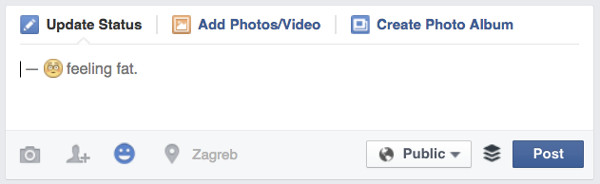 Feeling Fat Facebook ha