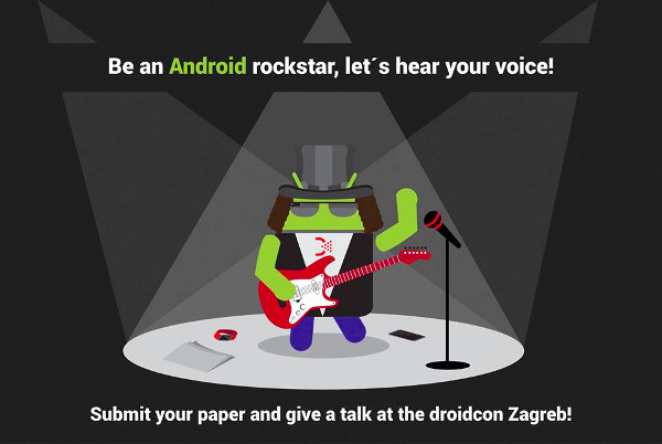 Poziv za predavače na droidconu u Zagrebu otvoren je do 1. travnja.