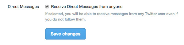 Twitter dm