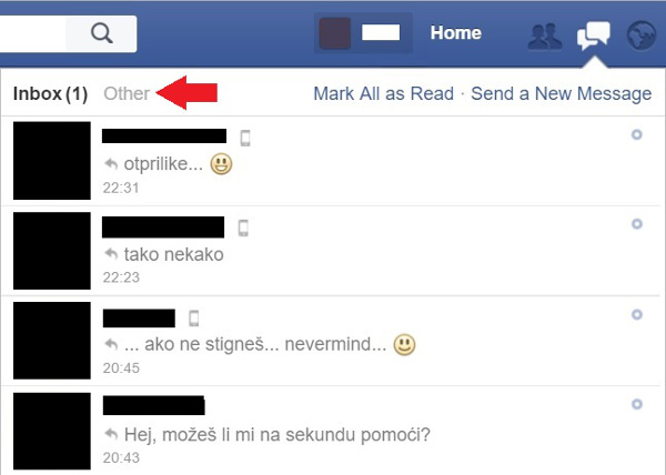 facebook inbox