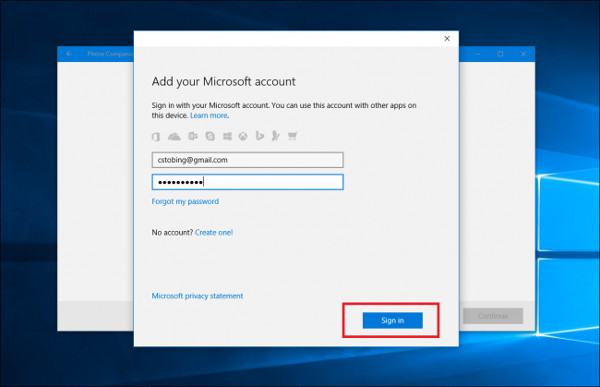 Za registraciju Microsoftova računa možete koristiti bilo koju mail adresu (ne treba biti Live, može i Gmail i Yahoo), no za sinkronizaciju je važno da se tom mail adresom kasnije prijavite s mobitela/tableta na Microsoftove usluge.