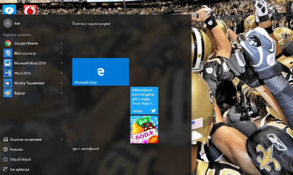 start menu siri