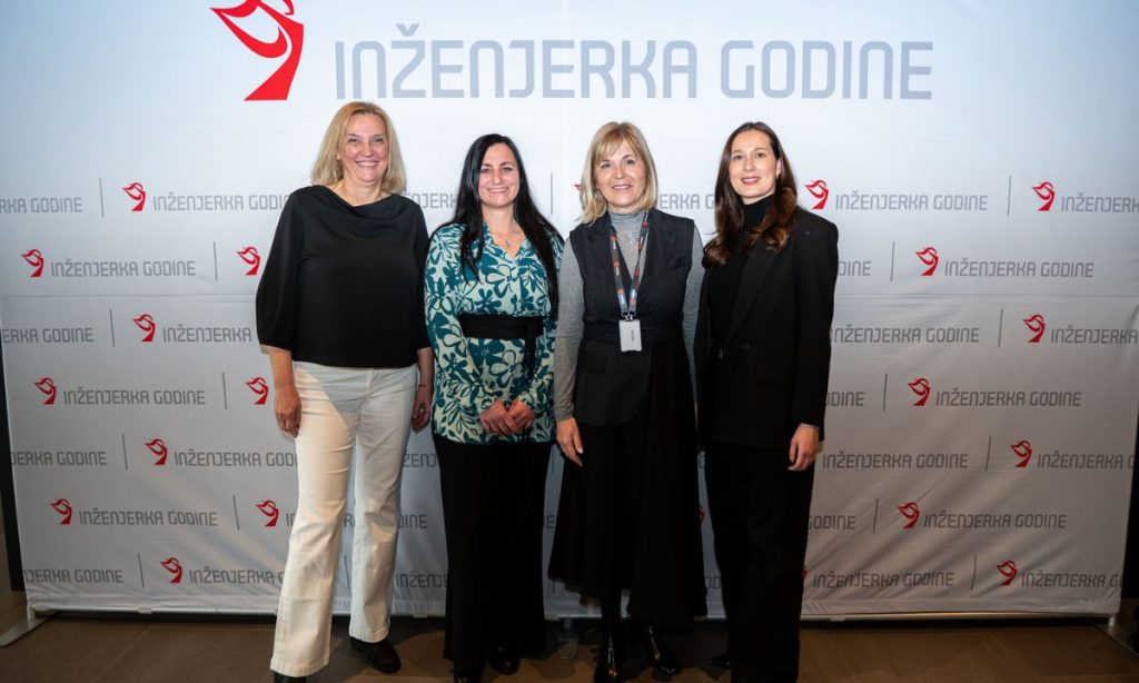 Inzenjerka_godine_Snježana Miliša, Lada Kovjanić, Medeja Lončar, Anja Hula